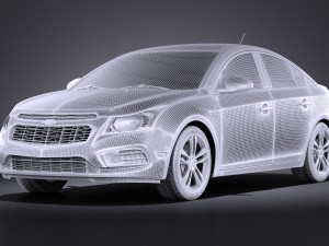 Chevrolet Cruze Sedan 2015 vray 3D 模型