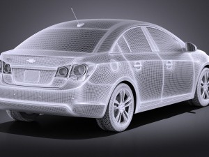 Chevrolet Cruze Sedan 2015 vray 3D 模型