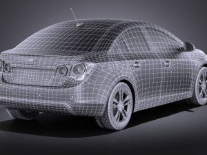 Chevrolet Cruze Sedan 2015 vray 3D 模型