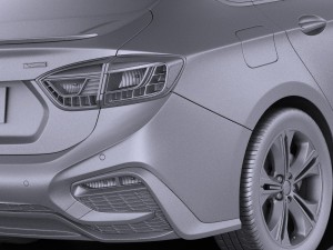 Chevrolet Cruze Sedan 2016 vray Model 3D