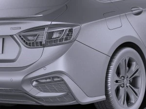 Chevrolet Cruze Sedan 2016 vray 3D Model