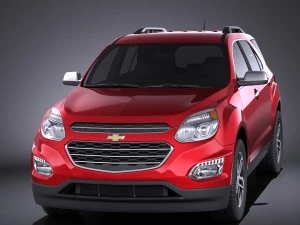 Chevrolet Equinox 2016 vray 3D Model
