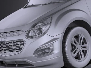 Chevrolet Equinox 2016 vray 3D Model