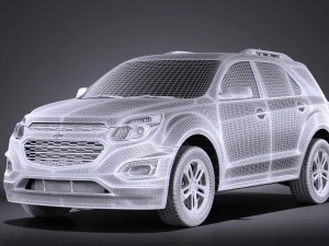 Chevrolet Equinox 2016 vray 3D Model