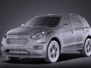 Chevrolet Equinox 2016 vray Modelo 3D