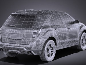 Chevrolet Equinox 2016 vray Modelo 3D