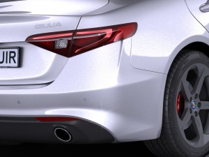 Alfa Romeo Giulia 2016 Modelo 3D