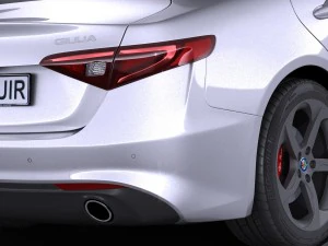 Alfa Romeo Giulia 2016 3D Model