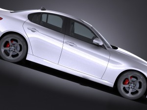 Alfa Romeo Giulia 2016 Modelo 3D