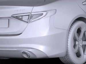 Alfa Romeo Giulia 2016 3D Model