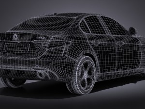 Alfa Romeo Giulia 2016 Modelo 3D