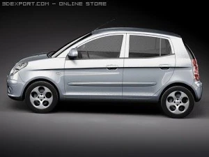 Kia Picanto 2009 3D Model