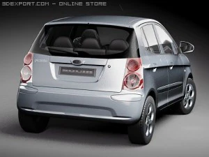 Kia Picanto 2009 3D Model