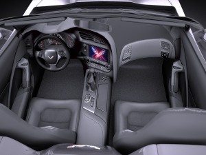 Chevrolet Corvette C7 Stingray Conv 2014 vray Modello 3D
