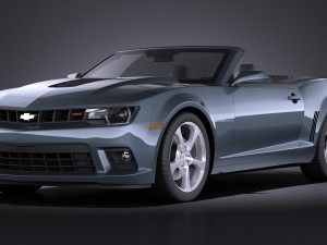 Chevrolet camaro ss convertible 2014 vray Modelo 3D