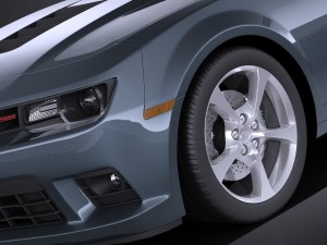 Chevrolet camaro ss convertible 2014 vray Modèle 3D