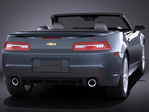 Chevrolet camaro ss convertible 2014 vray Modèle 3D