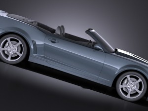 Chevrolet camaro ss convertible 2014 vray Modèle 3D