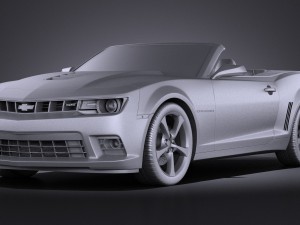 Chevrolet camaro ss convertible 2014 vray Modèle 3D