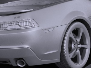 Chevrolet camaro ss convertible 2014 vray Modèle 3D