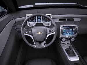 Chevrolet camaro ss convertible 2014 vray Modèle 3D