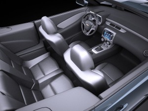 Chevrolet camaro ss convertible 2014 vray Modèle 3D