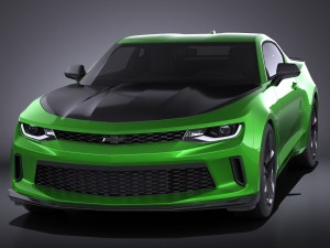 Chevrolet Camaro LT1 2017 vray 3D-Modell