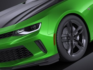 Chevrolet Camaro LT1 2017 vray 3D-Modell