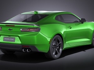 Chevrolet Camaro LT1 2017 vray 3D-Modell