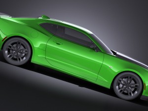 Chevrolet Camaro LT1 2017 vray 3D-Modell