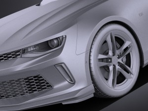 Chevrolet Camaro LT1 2017 vray 3D-Modell