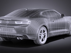 Chevrolet Camaro LT1 2017 vray 3D-Modell