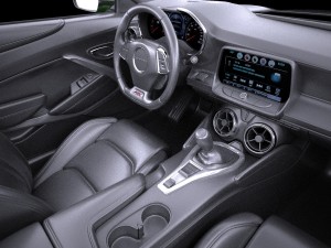 Chevrolet Camaro LT1 2017 vray 3D-Modell