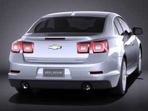 Chevrolet Malibu 2014 vray 3D मॉडल