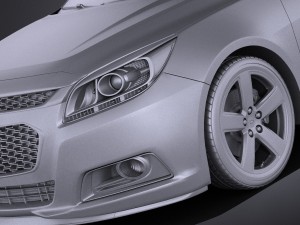 Chevrolet Malibu 2014 vray 3D मॉडल