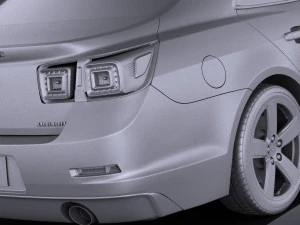 Chevrolet Malibu 2014 vray 3D Model