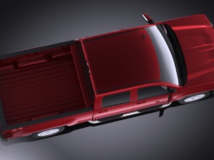 Chevrolet Silverado Double Cab 2016 vray 3D Model