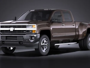 Chevrolet Silverado HD 2015 vray 3D Model