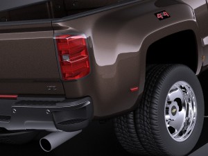 Chevrolet Silverado HD 2015 vray Modello 3D