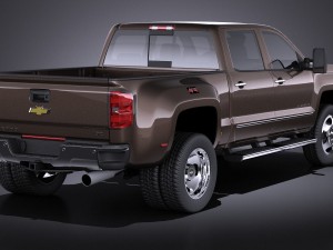 Chevrolet Silverado HD 2015 vray Modello 3D