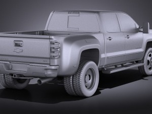 Chevrolet Silverado HD 2015 vray Modello 3D