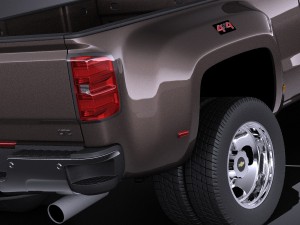 Chevrolet Silverado HD 2015 long vray 3D-Modell