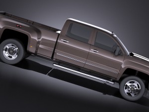 Chevrolet Silverado HD 2015 long vray 3D-Modell