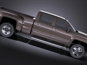 शेवरले सिल्वरैडो एचडी 2015 लॉन्ग वेरे 3D मॉडल