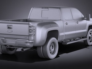 Chevrolet Silverado HD 2015 long vray 3D-Modell