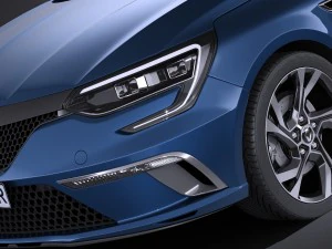 Renault M&eacute;gane Estate 2017 Modelo 3D