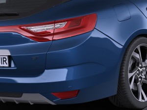 Renault Megane Estate 2017 Modelo 3D