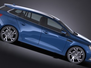 Renault Megane Estate 2017 Modelo 3D