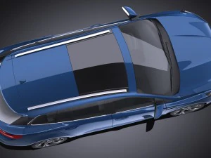 Renault M&eacute;gane Estate 2017 Modelo 3D