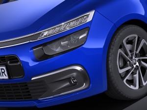 Citroen C4 Picasso 2017 Modelo 3D